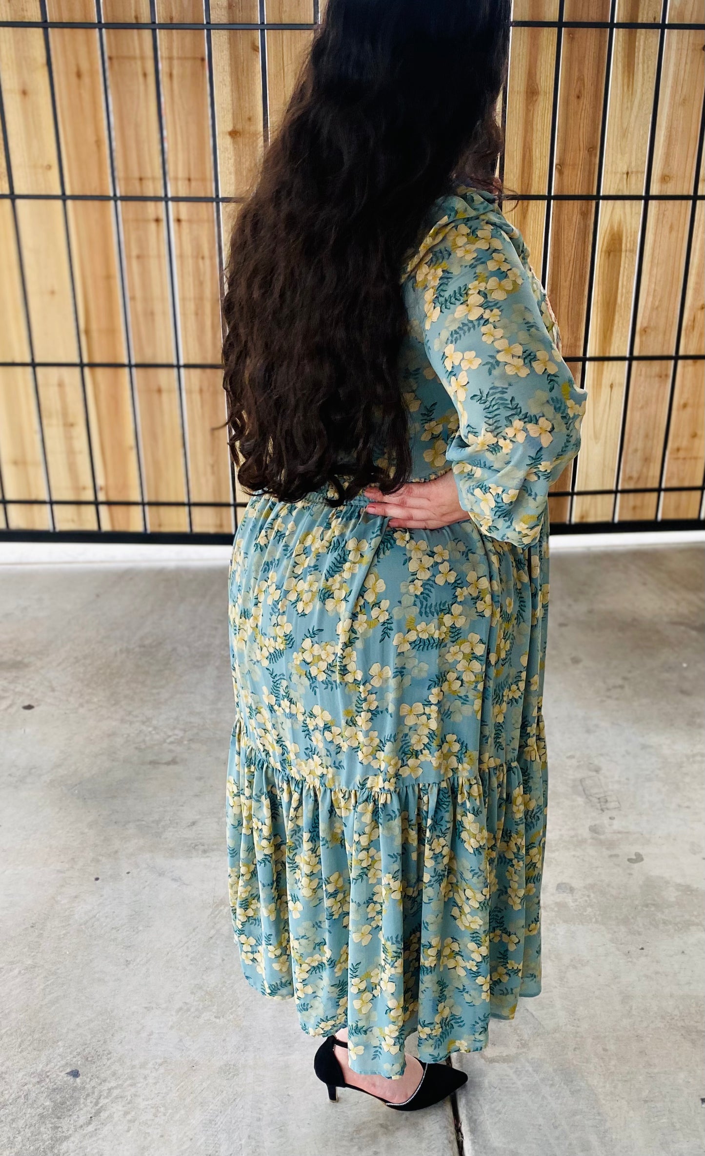 Janet Embroidery Maxi Dress