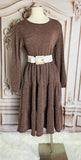 Mocha Tiered Dress