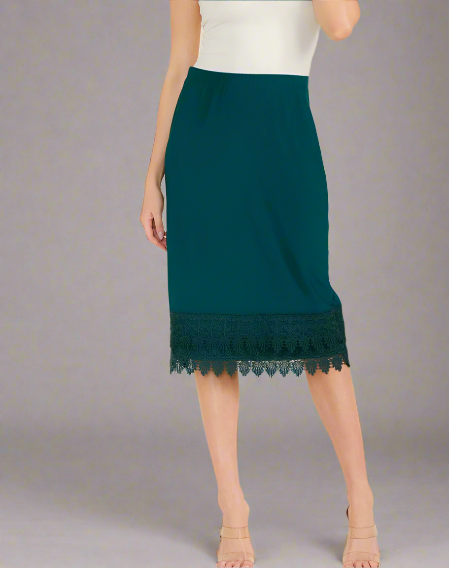 Green Crochet Bottom Skirt
