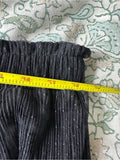 Resale Brands Blu Pepper Black Tiered Maxi Skirt with Ruffle Trim