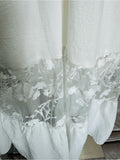 Resale Brands Alice Blue White Lace Midi Dress with Tiered Skirt