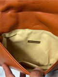 Resale Brands Quilted Crossbody Bag in Cognac Brown