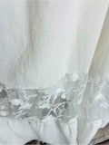 Resale Brands Alice Blue White Lace Midi Dress with Tiered Skirt