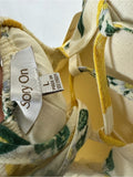 Resale Brands White Lemon-Print Midi Sundress with Straps