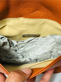Resale Brands Quilted Crossbody Bag in Cognac Brown