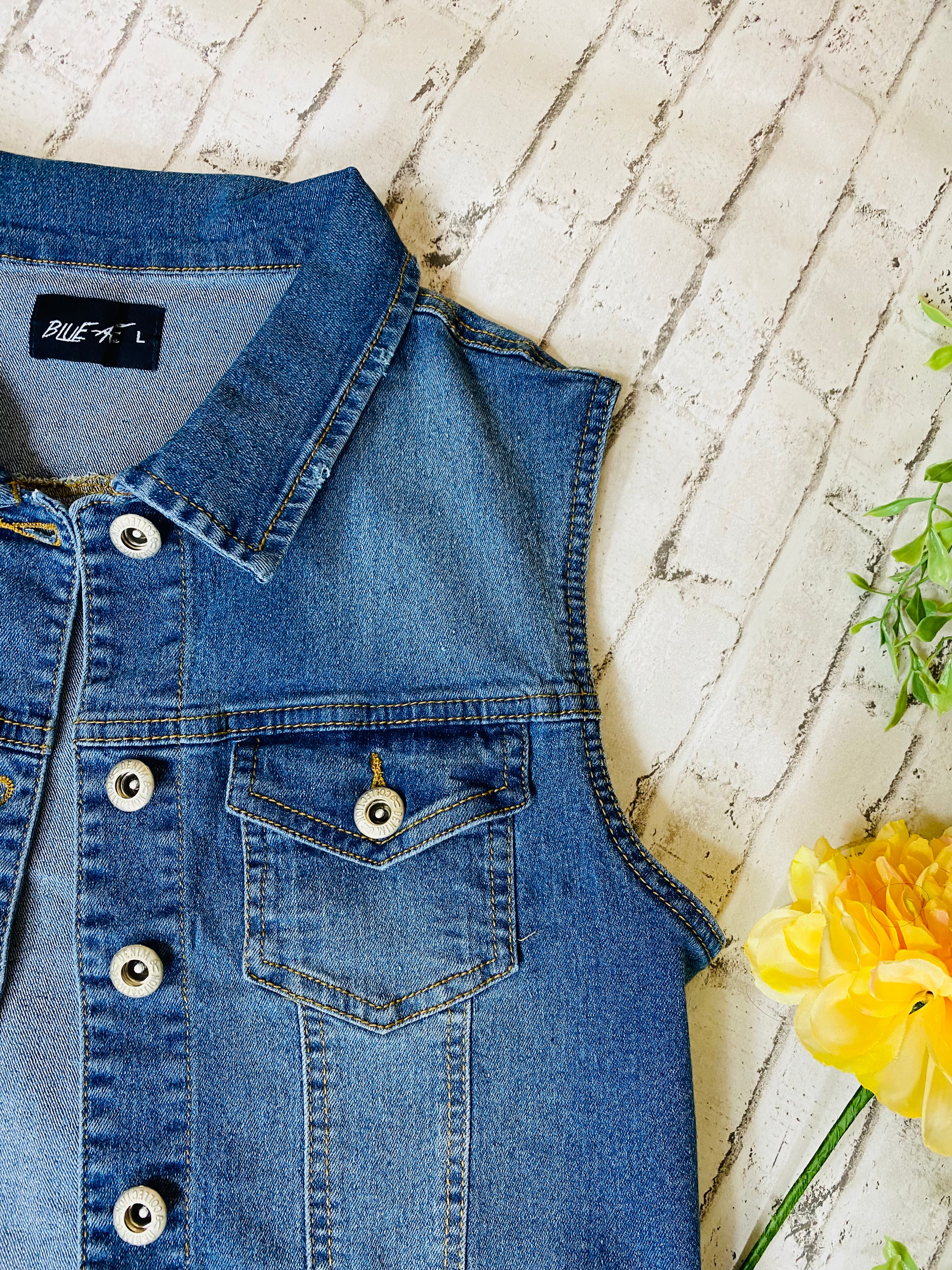 Denim Blue Vest