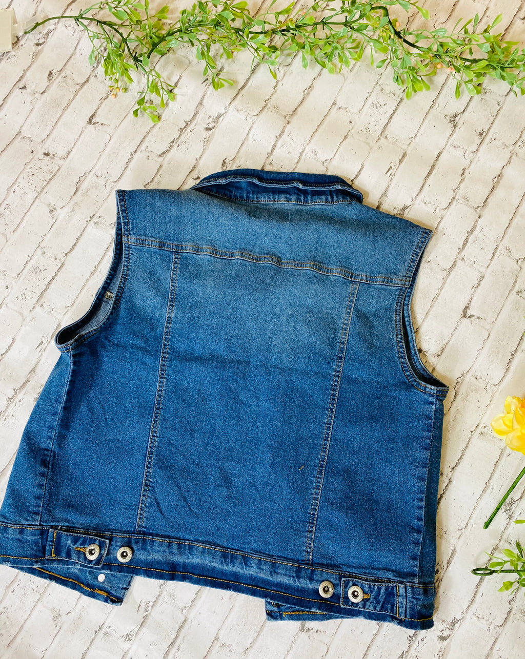 Denim Blue Vest