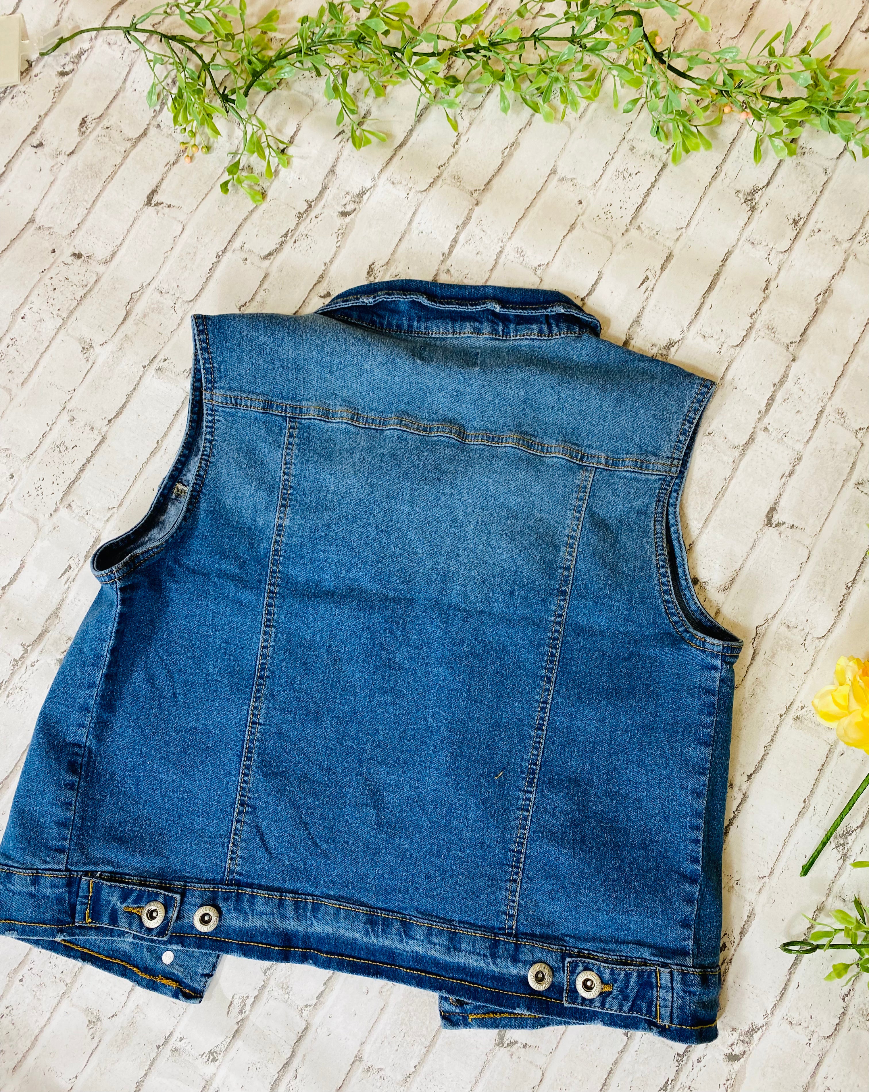 Denim Blue Vest